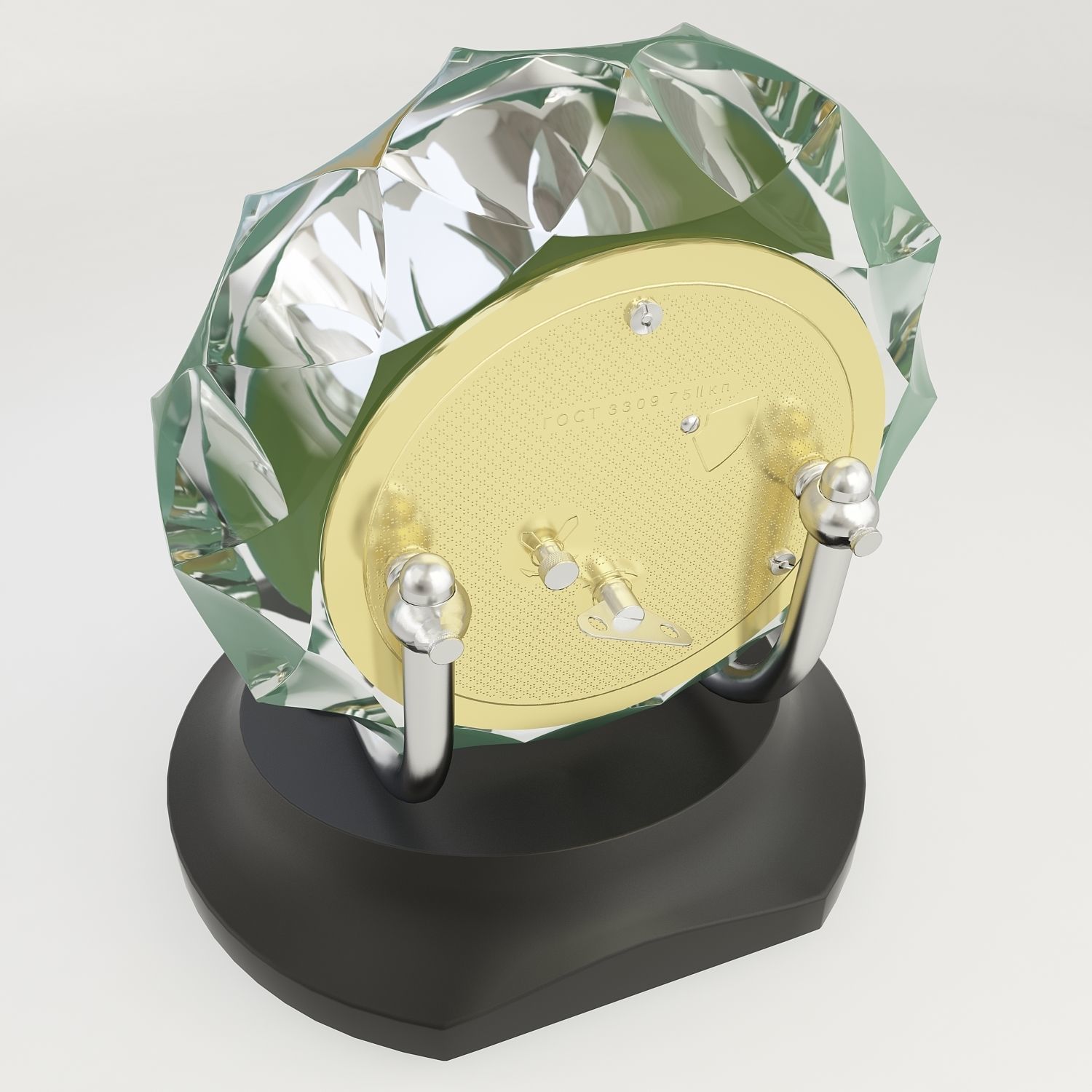 clock 3D Low-poly 3D model_5