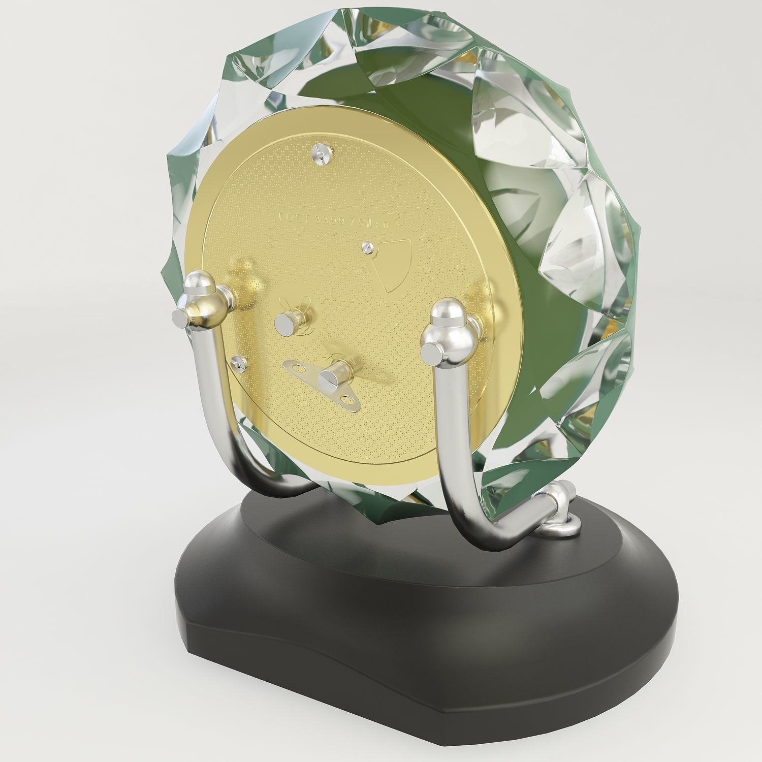 clock 3D Low-poly 3D model_4