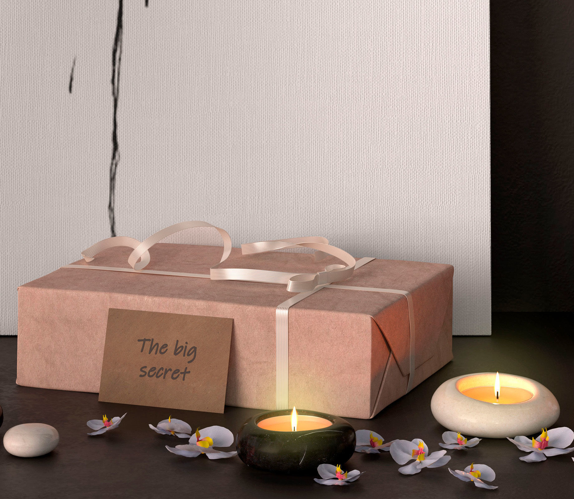 Decor - Luminous branches 3D model_1