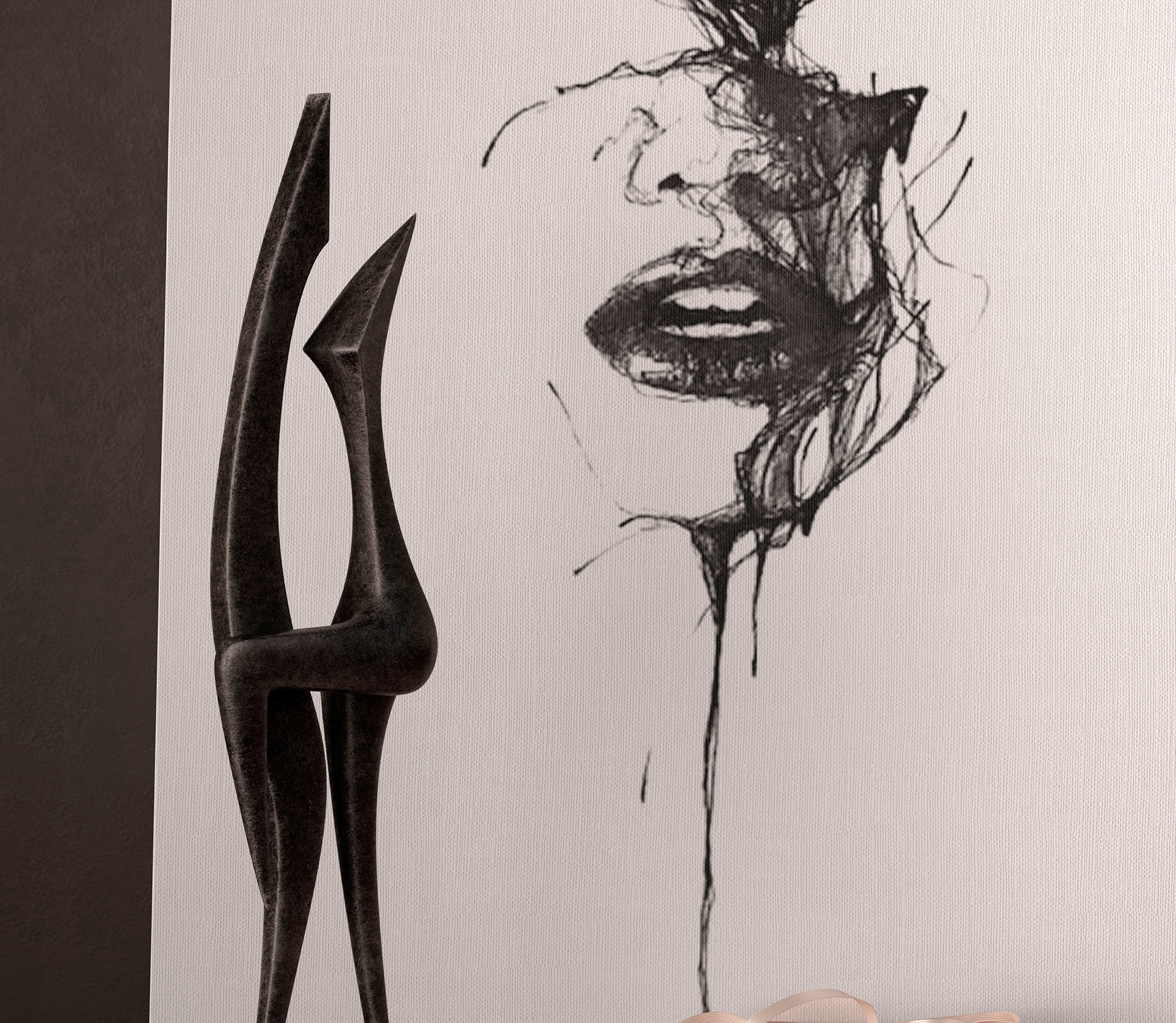 Decor - Luminous branches 3D model_2