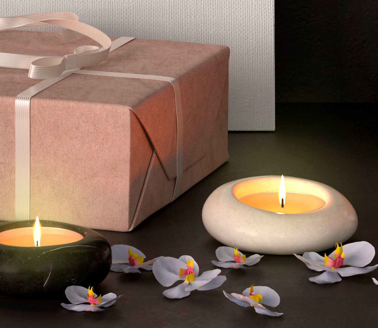 Decor - Luminous branches 3D model_6