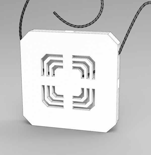 Taurus Pendant 3D print model_25