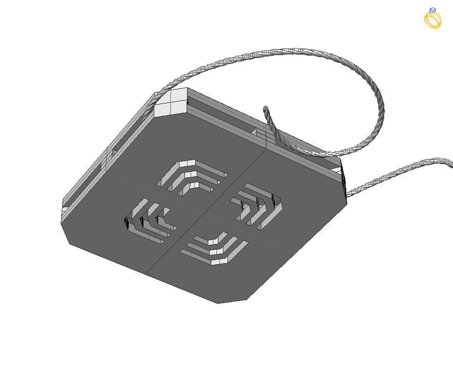 Scorpio Pendant 3D print model_31