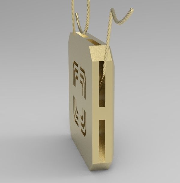 Scorpio Pendant 3D print model_22