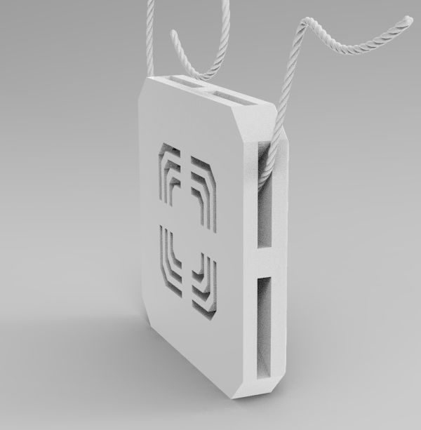 Leo Pendant 3D print model_18