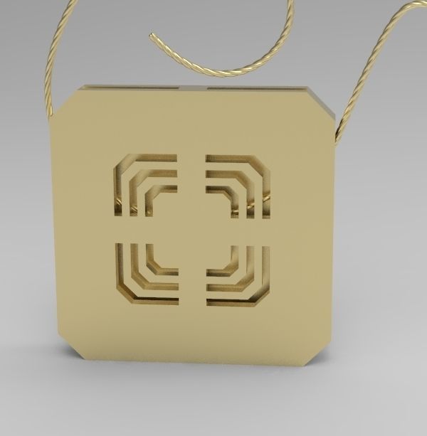 Leo Pendant 3D print model_30