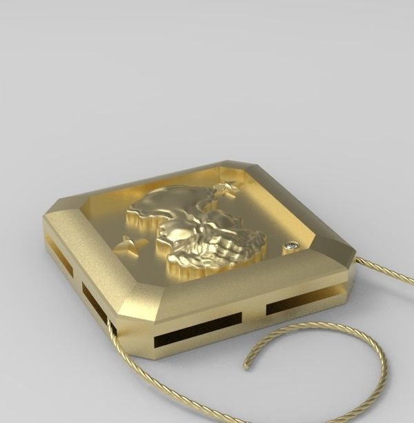 Gemini Pendant 3D print model_1