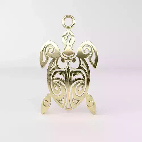 Maori turtle pendant 02