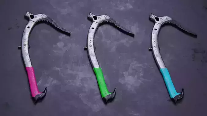 Climbing Axe Free low-poly 3D model