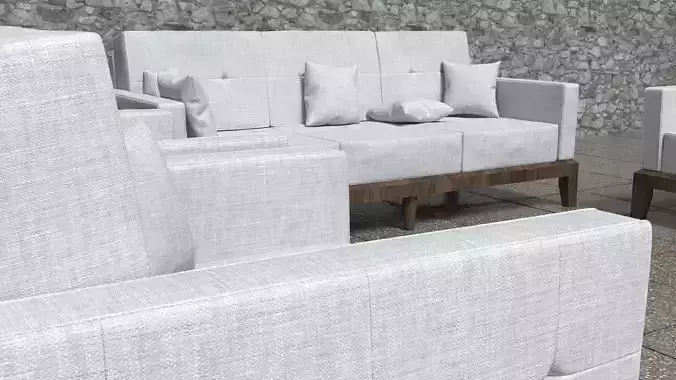 sofa set of outdoor furniture