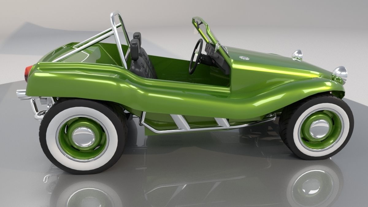 Volkswagen Buggy 3D model_2