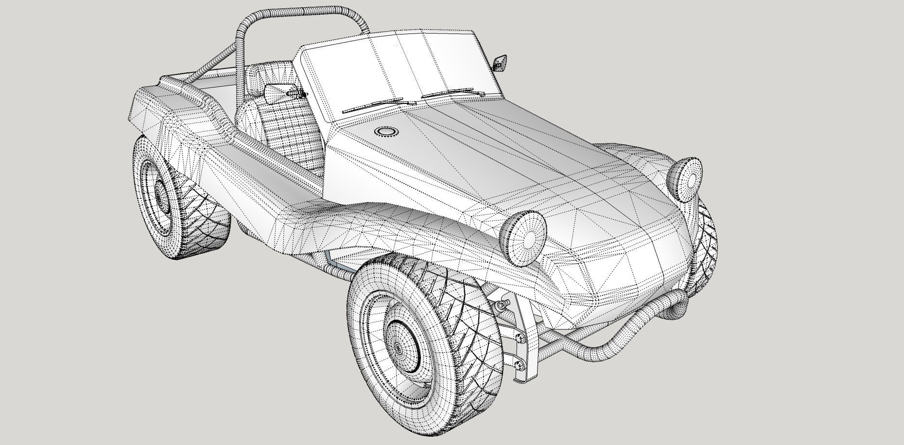 Volkswagen Buggy 3D model_15