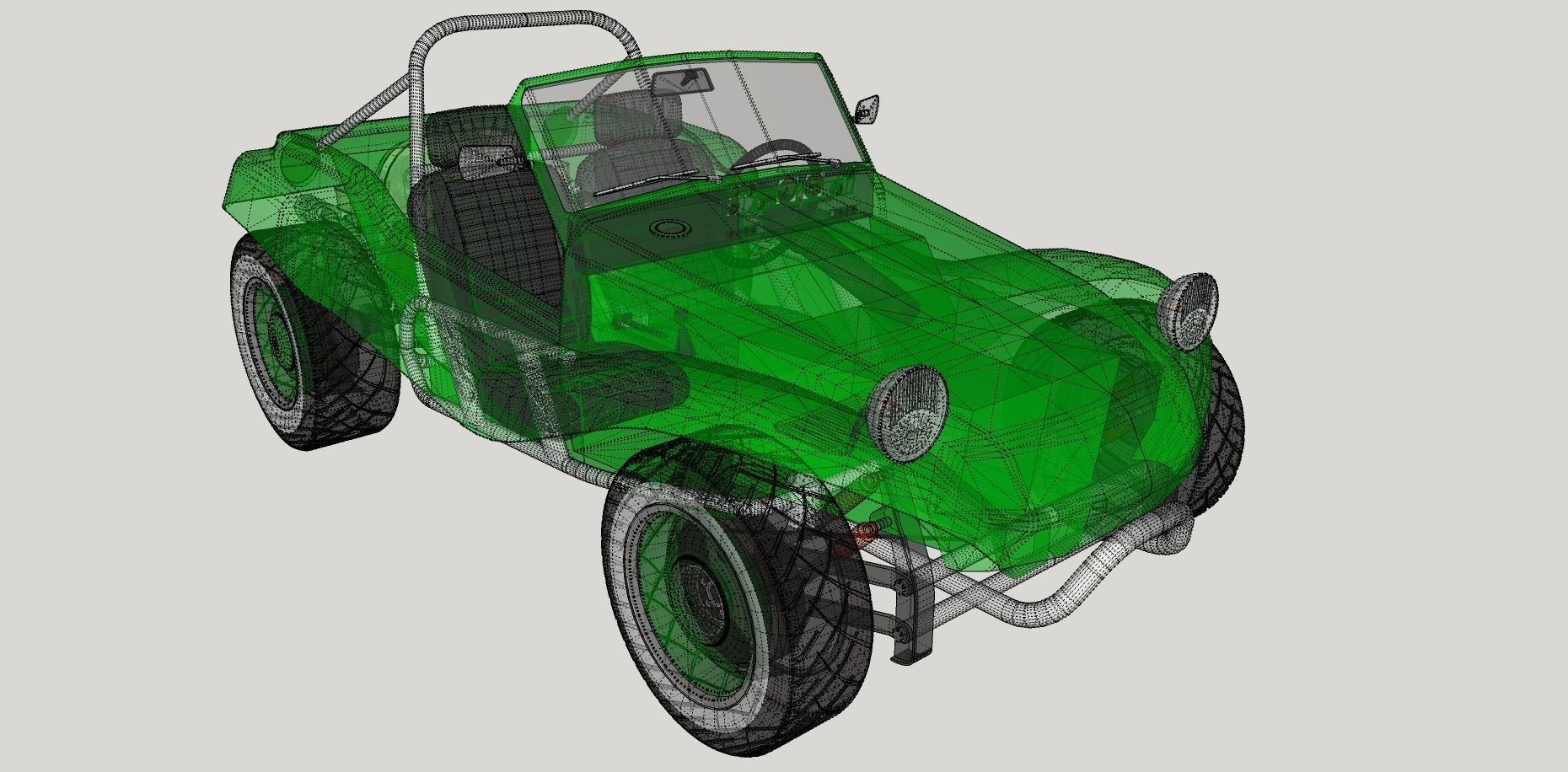 Volkswagen Buggy 3D model_12