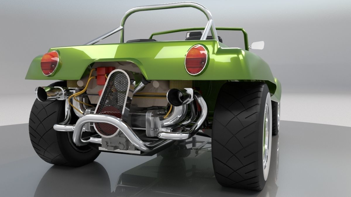 Volkswagen Buggy 3D model_4