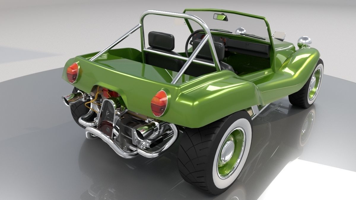 Volkswagen Buggy 3D model_1