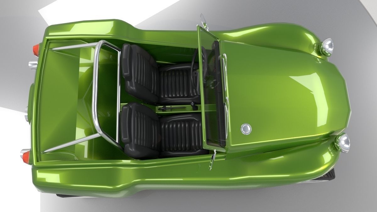Volkswagen Buggy 3D model_3