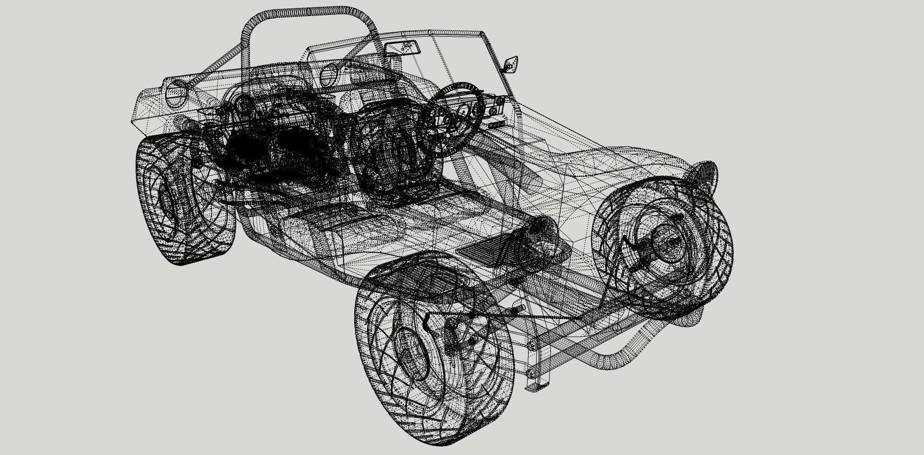 Volkswagen Buggy 3D model_13
