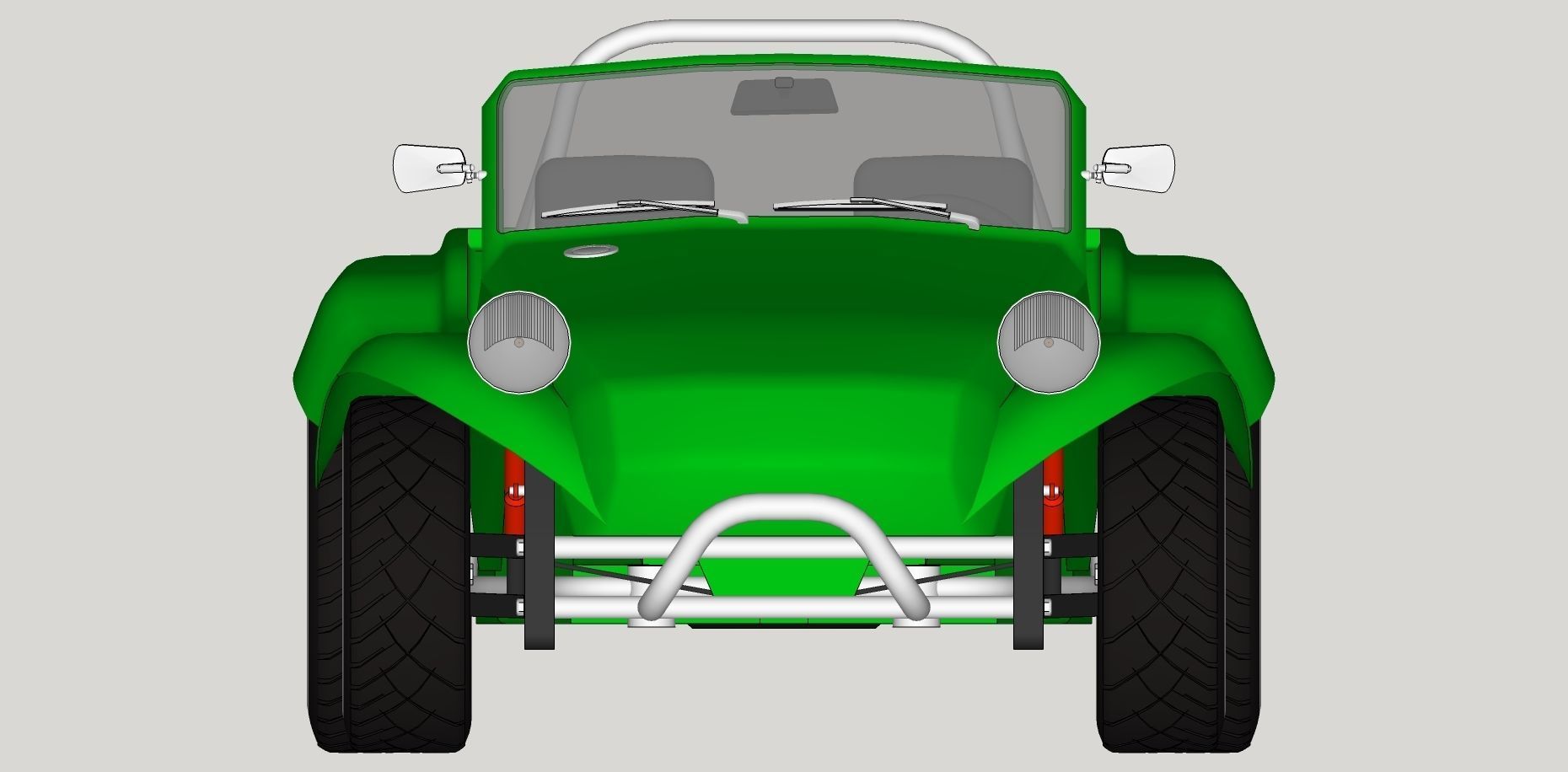 Volkswagen Buggy 3D model_17