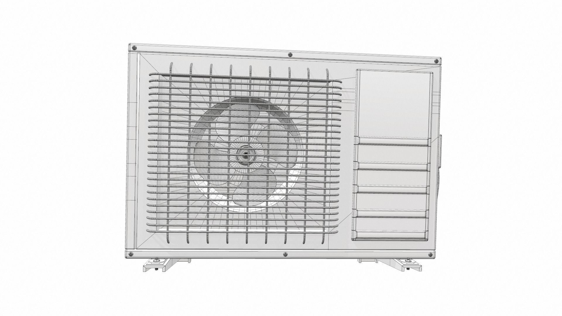 Air conditioner outdoor 6a 3D model_10