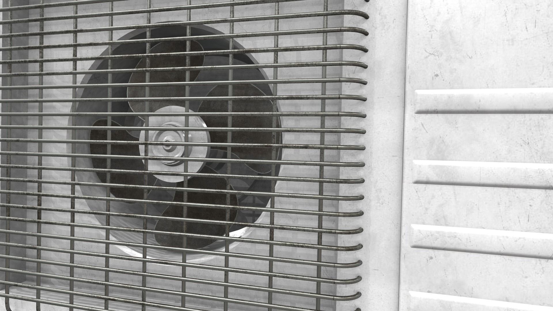 Air conditioner outdoor 6a 3D model_7