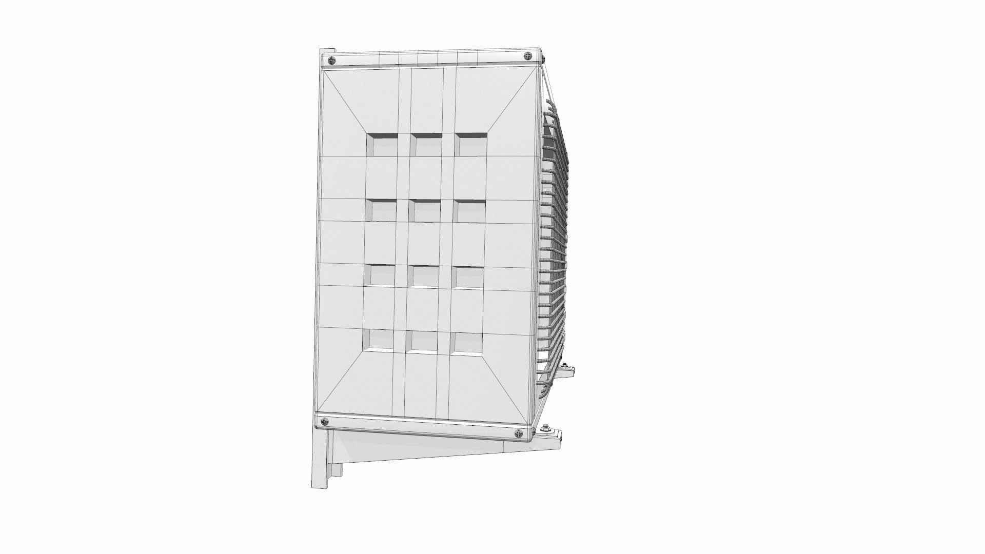 Air conditioner outdoor 6a 3D model_12
