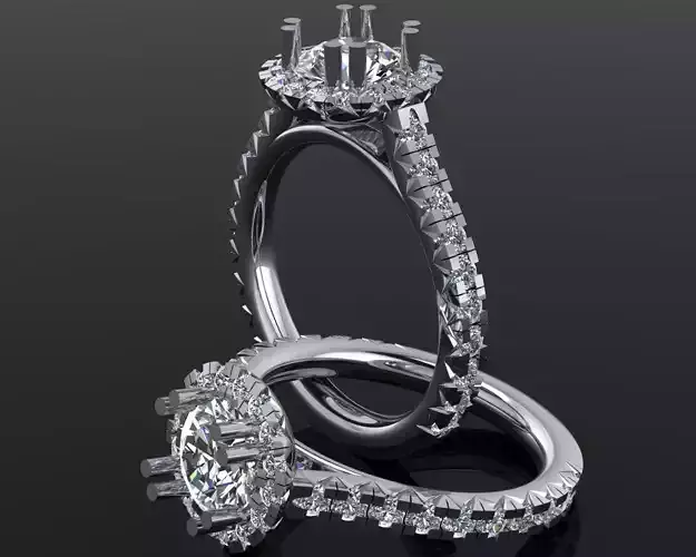 Ring French Cut  3D print model