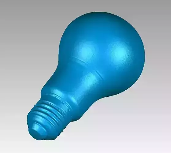 Real Classic E27 Light Bulb Lamp 3D Scan