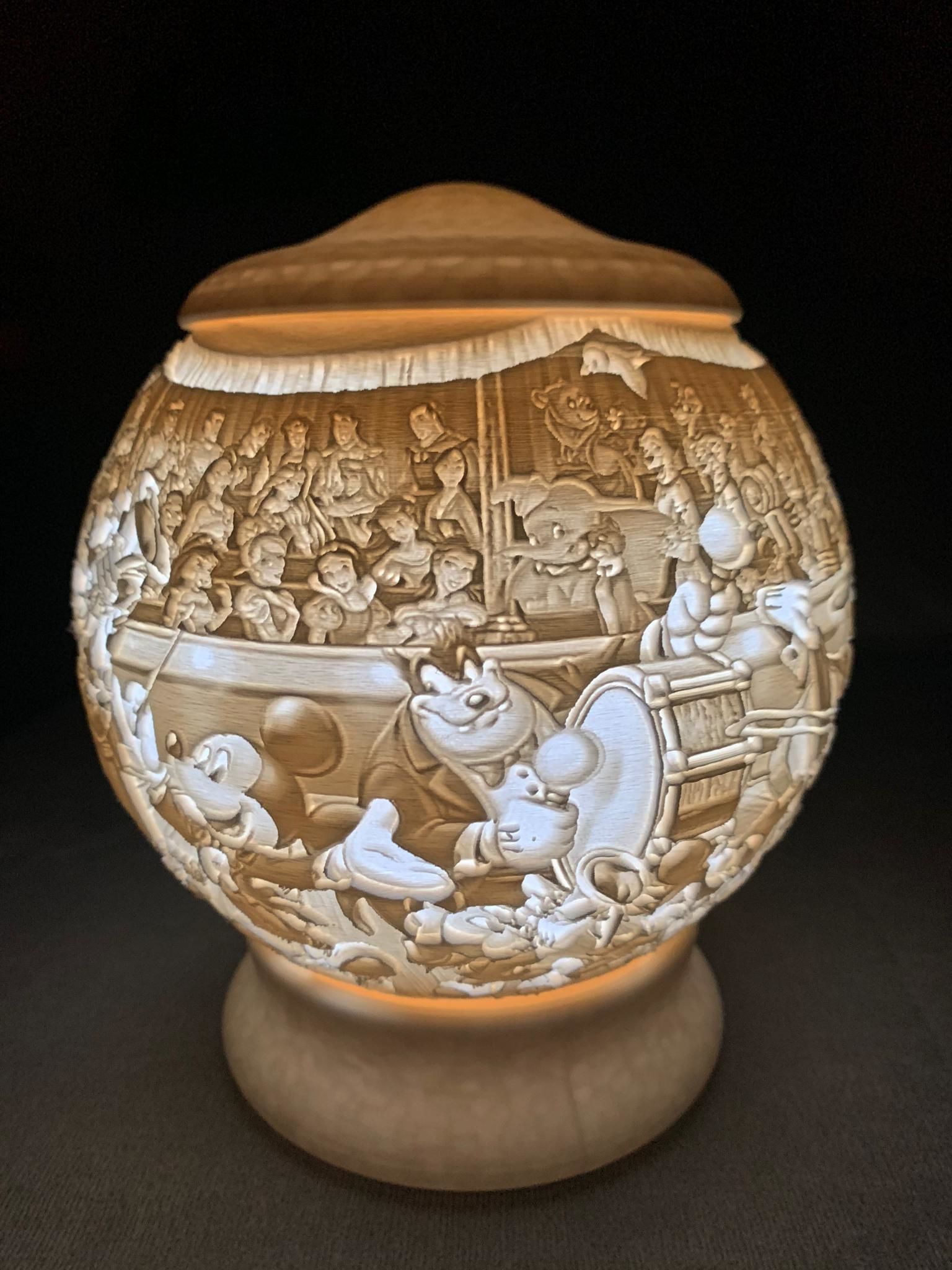 MICKEY NIGHT LIGHT LITHOPHANE 3D print model_1