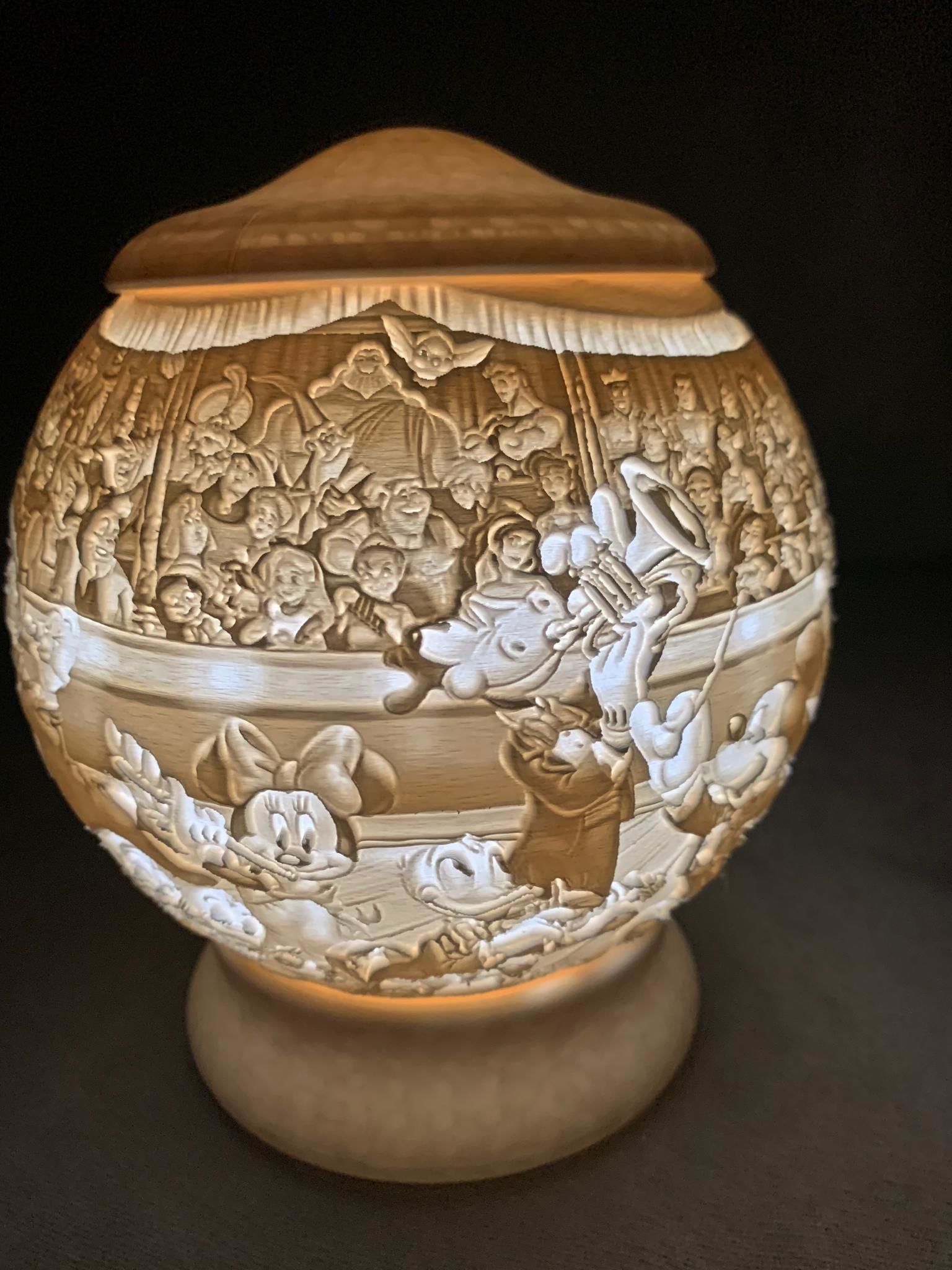 MICKEY NIGHT LIGHT LITHOPHANE 3D print model_3