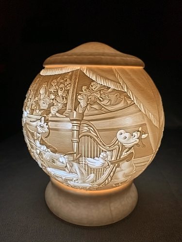 MICKEY NIGHT LIGHT LITHOPHANE 3D print model