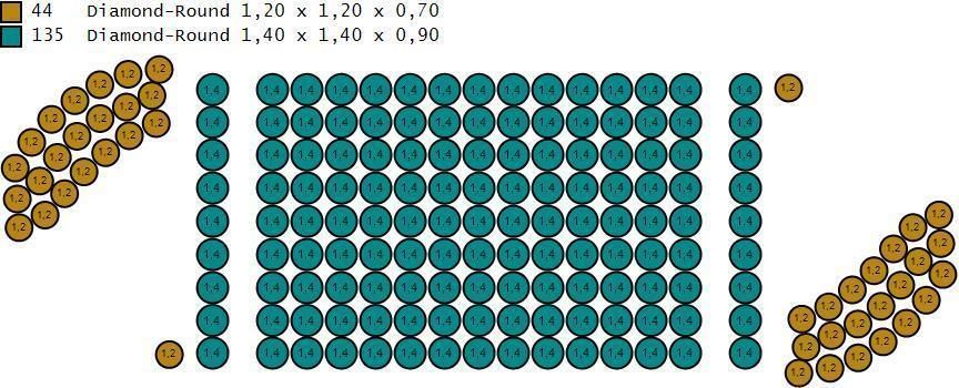 16 MM MIAMI CUBAN LINK CHAIN 3ROWS DIAMOND BRACELET OR NECKLACE 3D print model_12