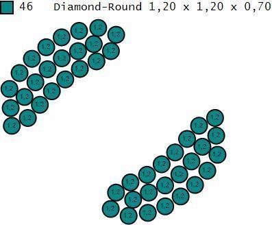 16 MM MIAMI CUBAN LINK CHAIN 3ROWS DIAMOND BRACELET OR NECKLACE 3D print model_11