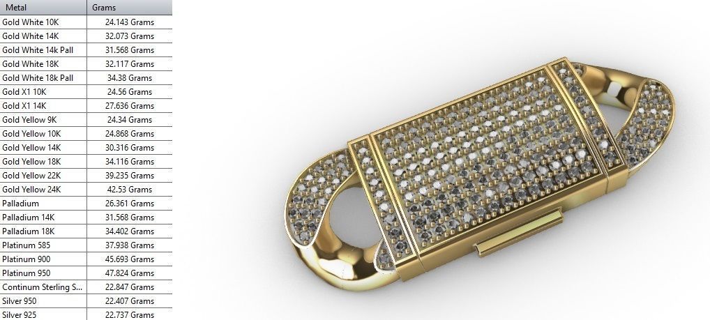 16 MM MIAMI CUBAN LINK CHAIN 3ROWS DIAMOND BRACELET OR NECKLACE 3D print model_10