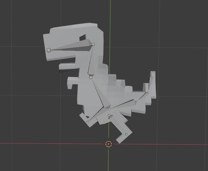 Dino Jump 3D Models and Textures Low-poly 3D model_9