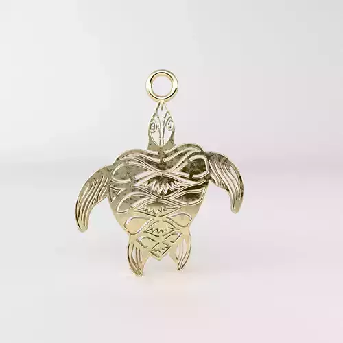 Maori turtle pendant 07