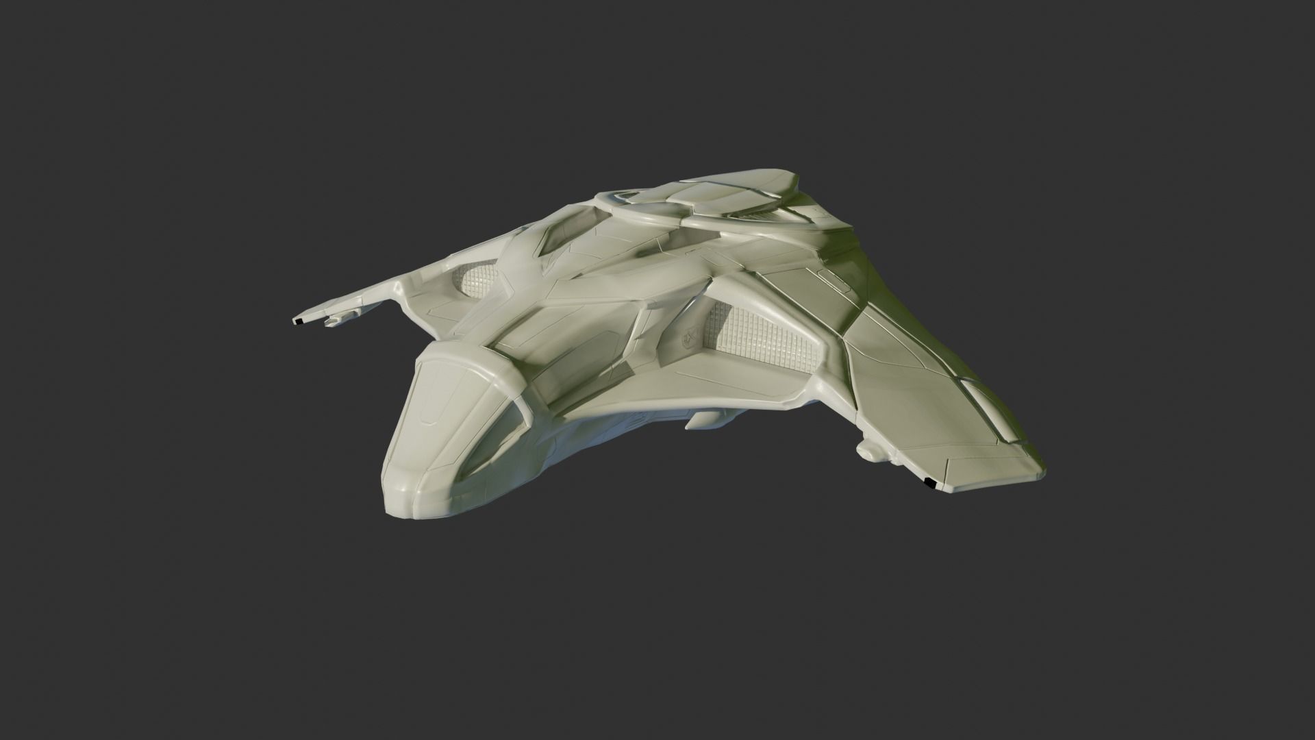 777 SPACESHIP sabioprods3d Low-poly 3D model_13