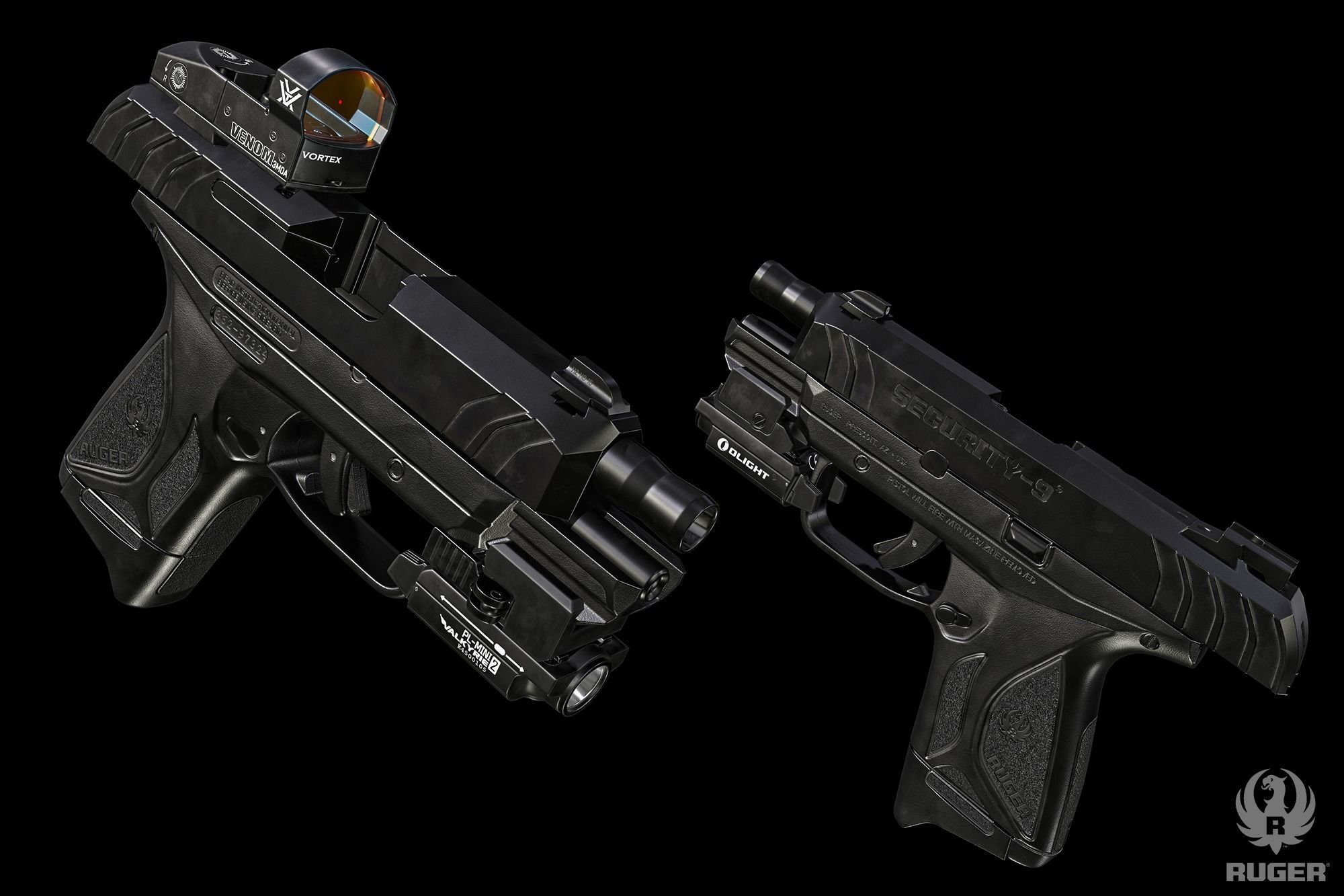 Ruger security 9 compact Low-poly 3D model_2