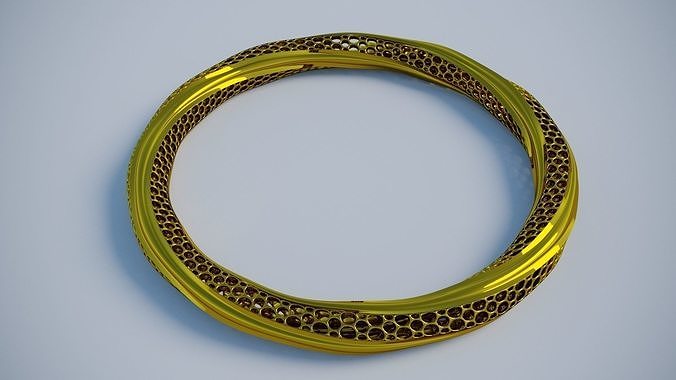 Jewellery gold ring  3D print model