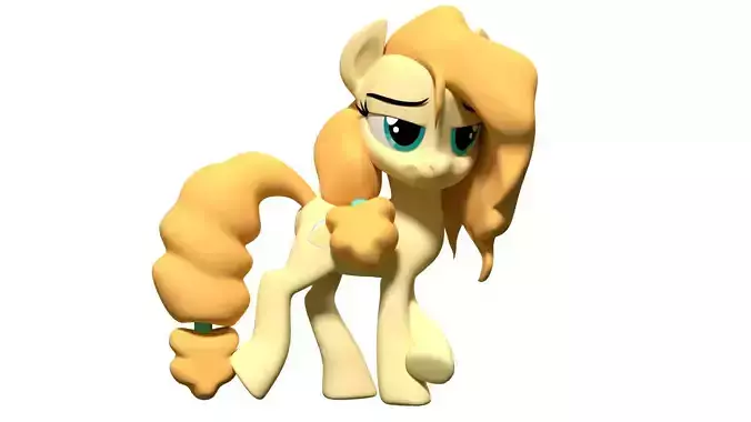 Buttercup MLP Model Free 3D model