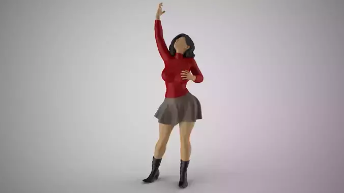 Girl Hold Up the Sky