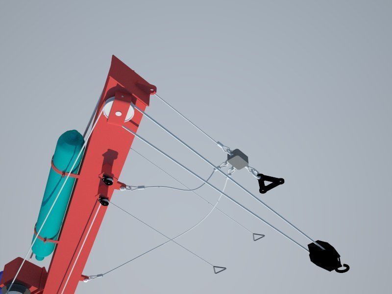 Ships crane 3D model_10