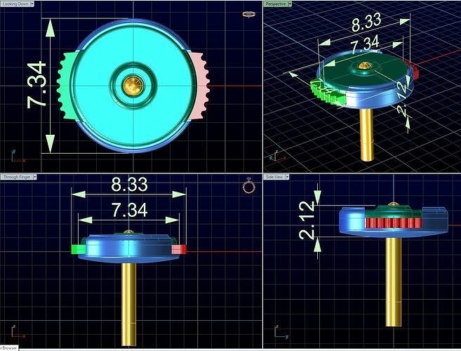 ALPA EARRING BACKS 3D print model