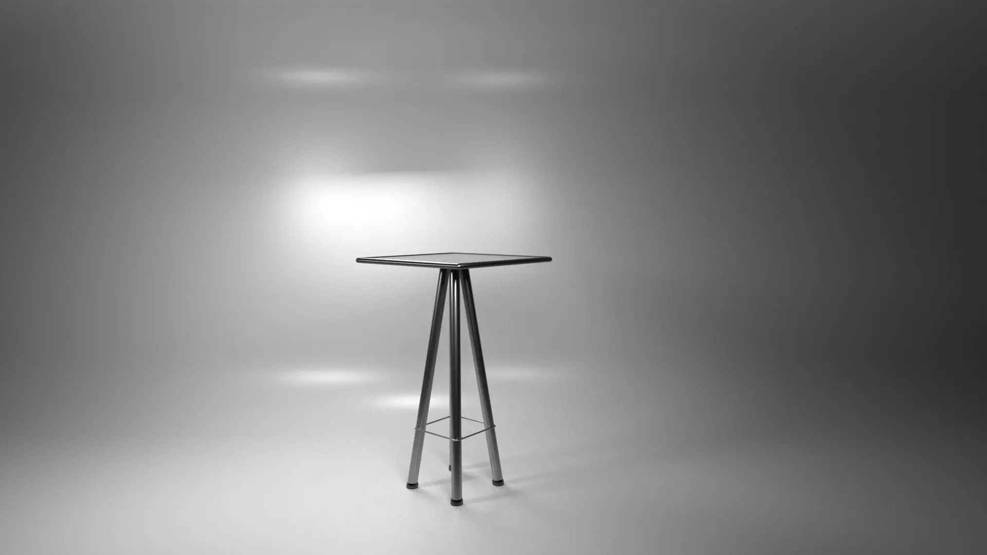 rect top bar table Free 3D model
