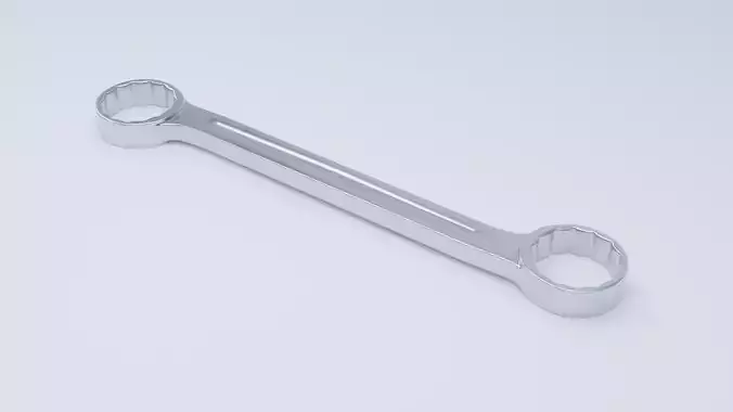 Double Ended Box Wrench Low-poly 3D model