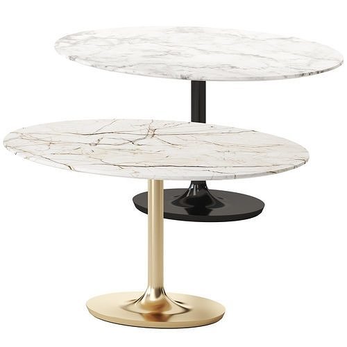 Nero Oval by Crate and Barrel 3D model