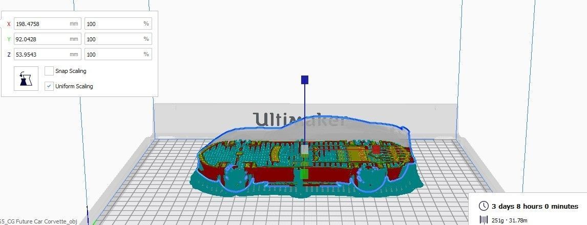 CG Future Car Corvette Model 3D print model_39