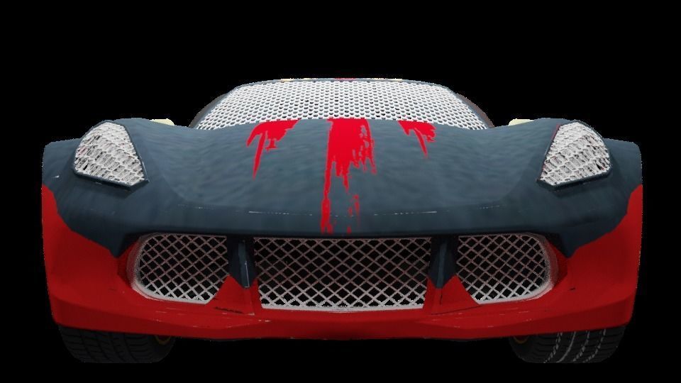 CG Future Car Corvette Model 3D print model_32