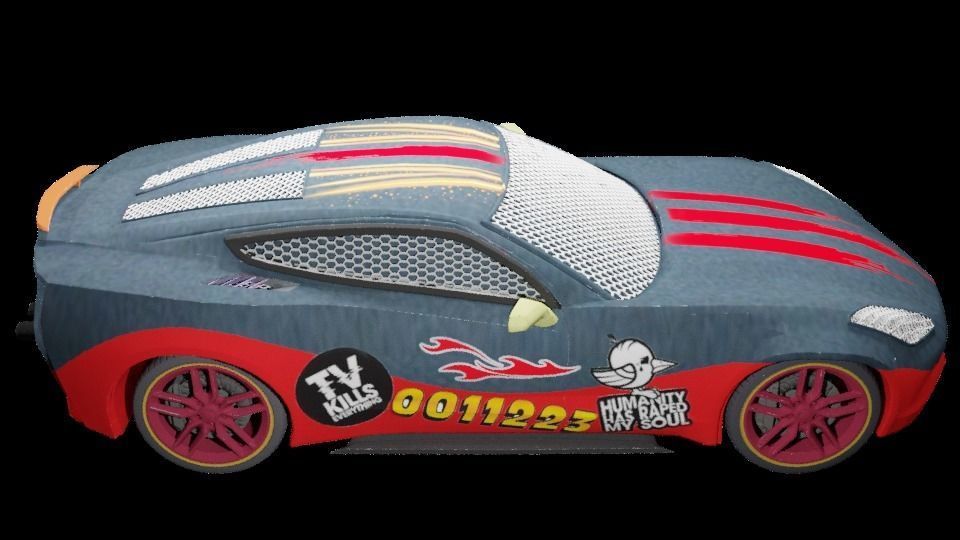 CG Future Car Corvette Model 3D print model_20