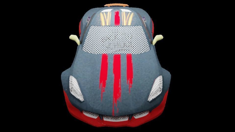 CG Future Car Corvette Model 3D print model_19