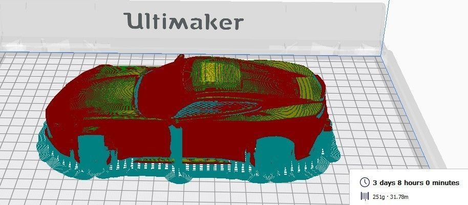 CG Future Car Corvette Model 3D print model_40